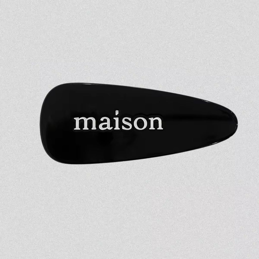 maison KEEPS: Logo Hair Clip