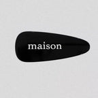 maison KEEPS: Logo Hair Clip