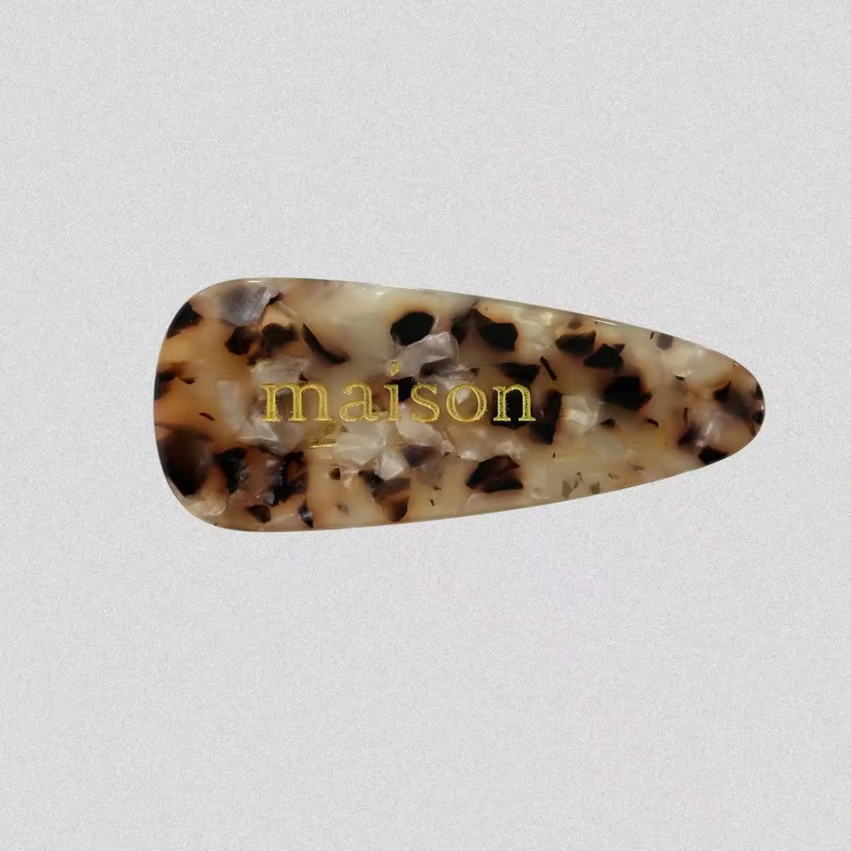 maison KEEPS: Logo Hair Clip