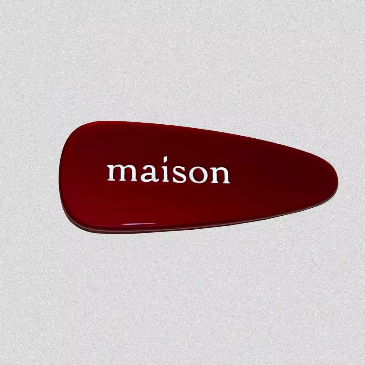 maison KEEPS: Logo Hair Clip