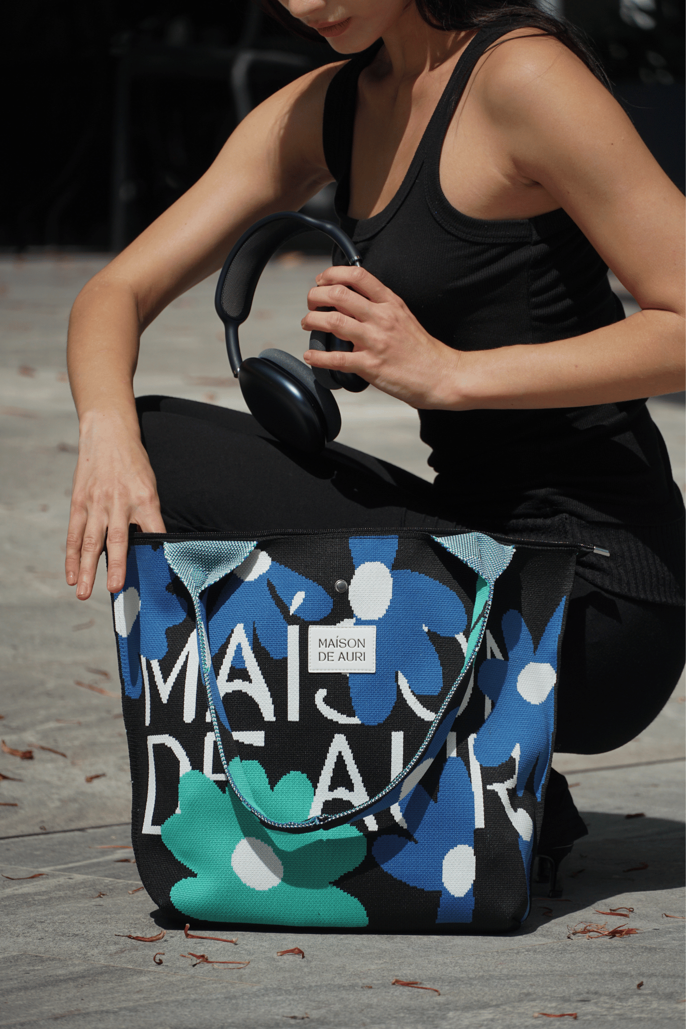 Maison de Auri: Poche Grande Happy Blue