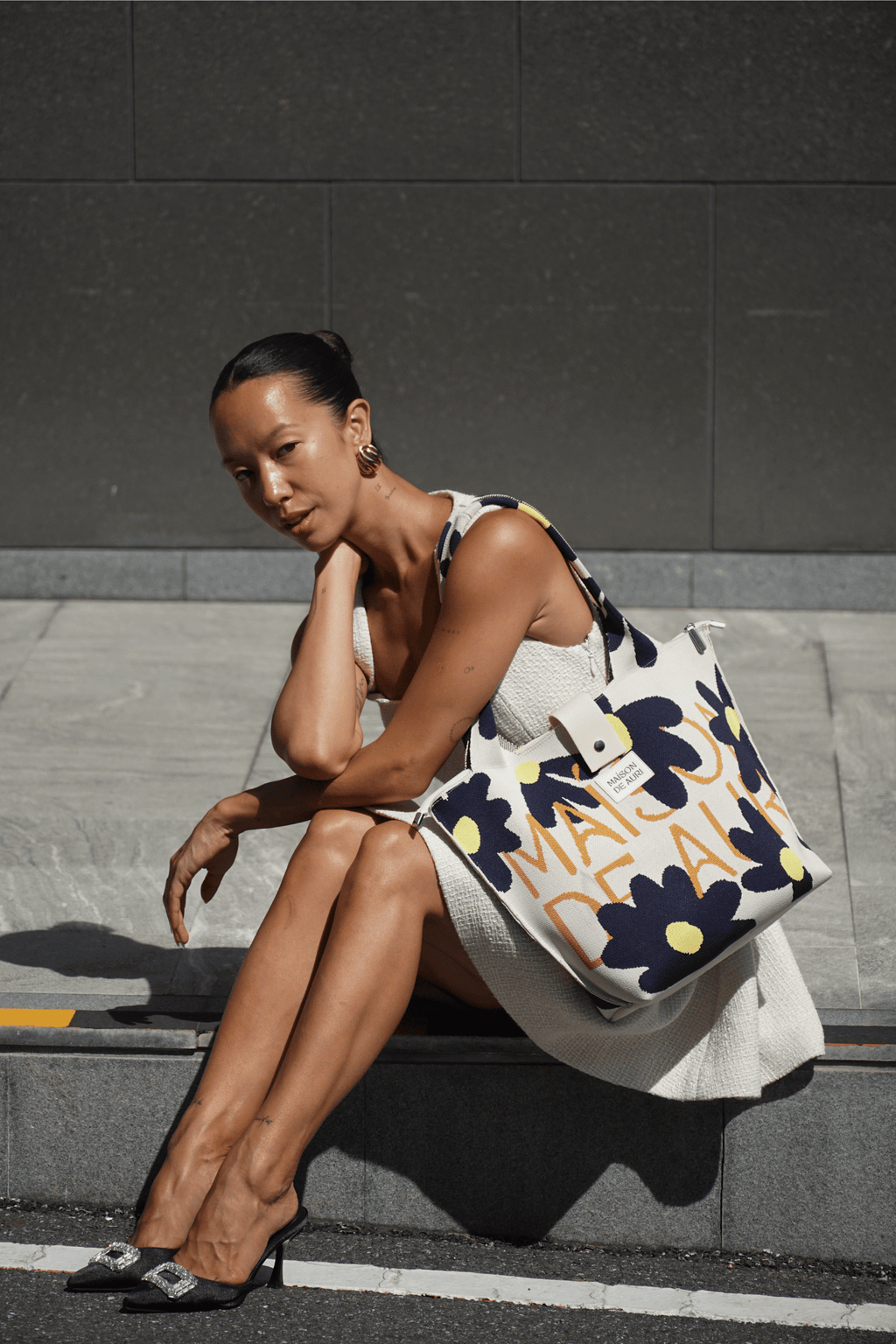 Maison de Auri: Poche Grande Happy Beige